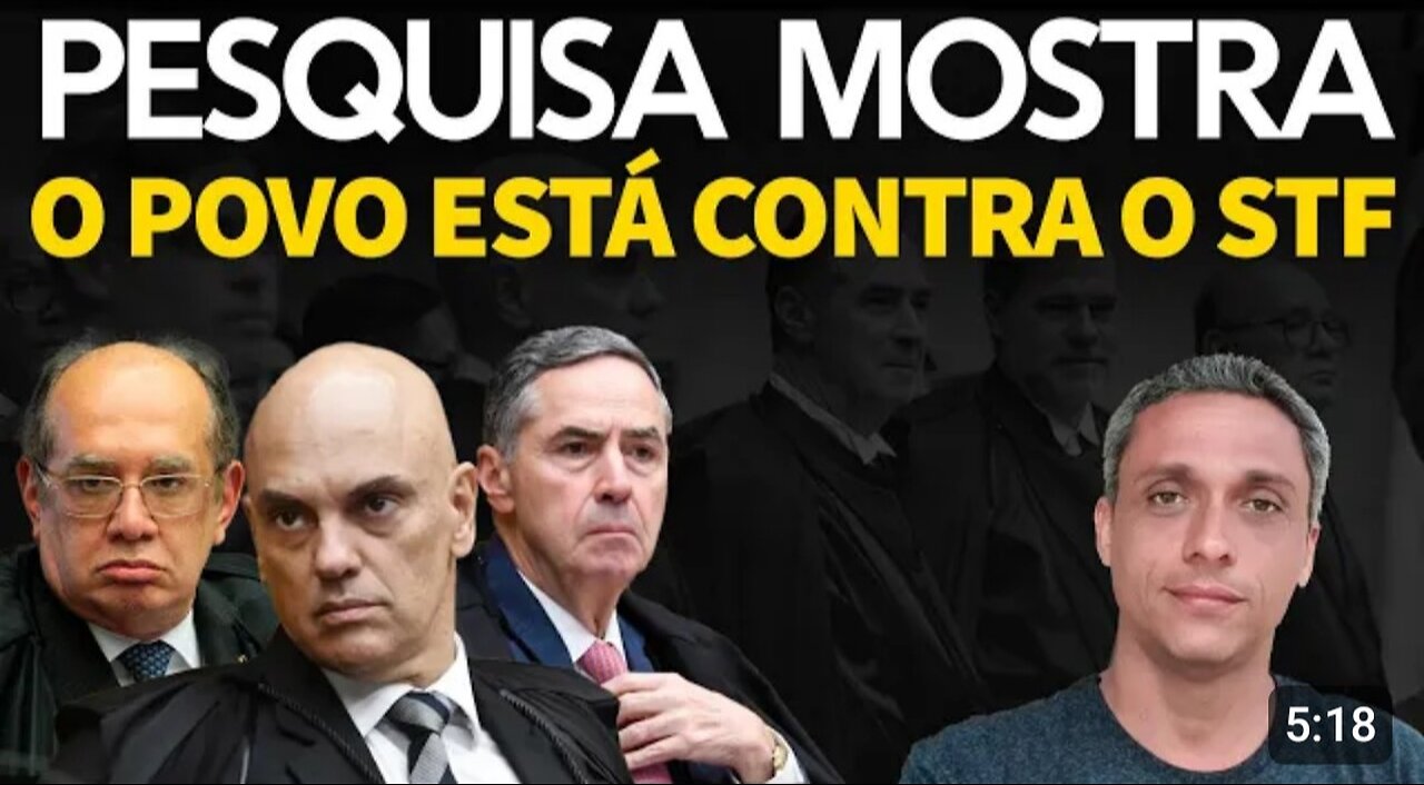 In Brazil! Research shows that most of the people are against the STF. The time has come!
