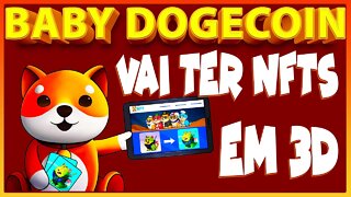 BABY DOGECOIN VAI TER NFTS EM 3D !!!