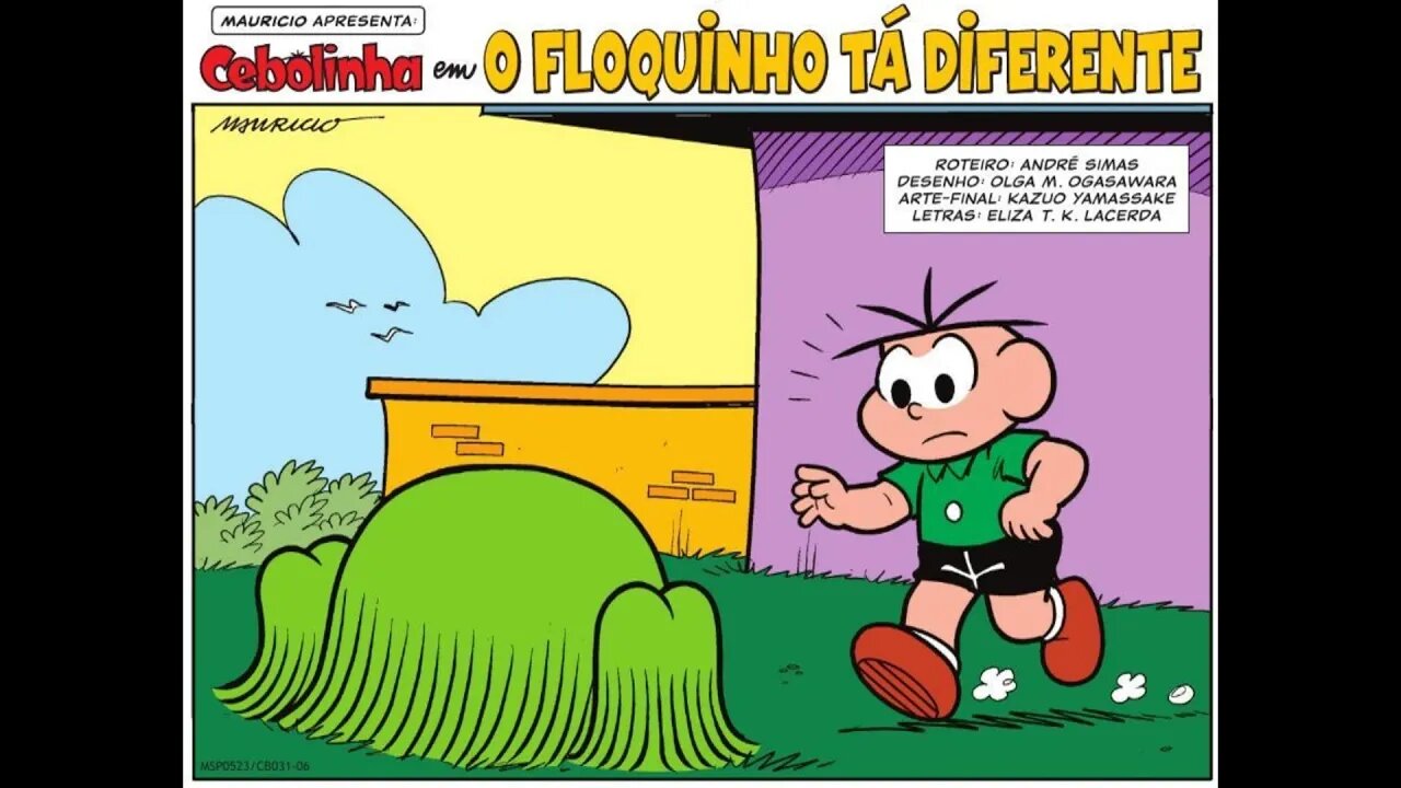 Cebolinha em-O Floquinho tá diferente | Gibis do Rapha 2