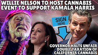 Willie Nelson To Host Cannabis Event To Support Kamala Harris