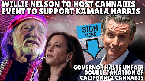 Willie Nelson To Host Cannabis Event To Support Kamala Harris