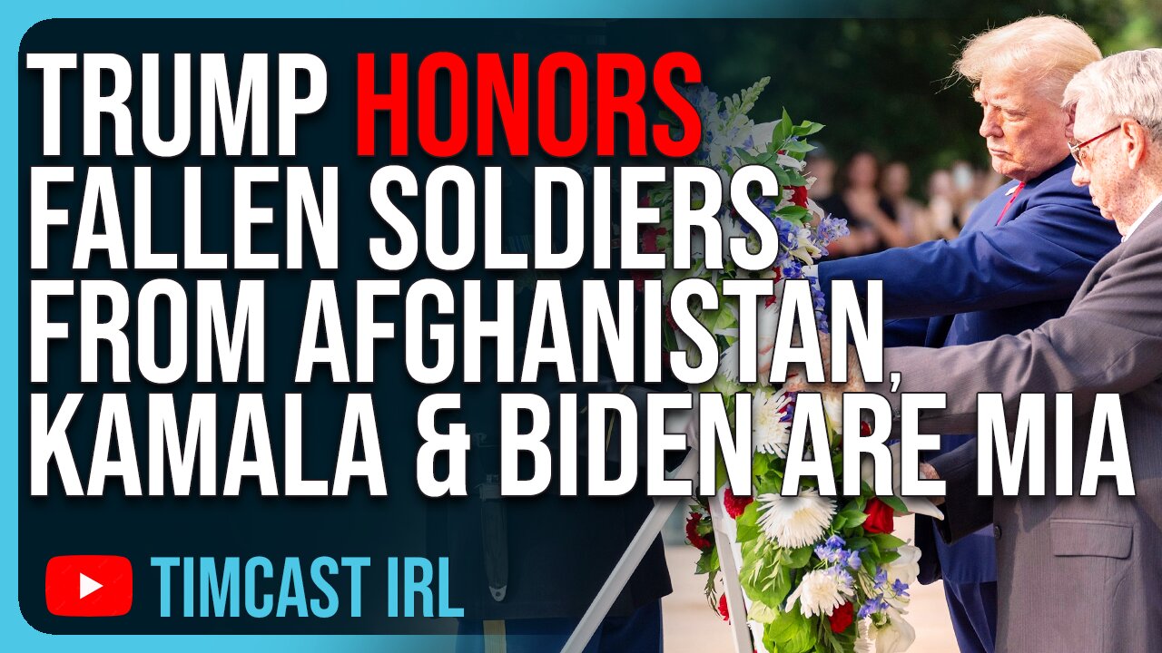 Trump HONORS Fallen Soldiers From Afghanistan Withdrawal, Kamala & Biden Are NO SHOWS