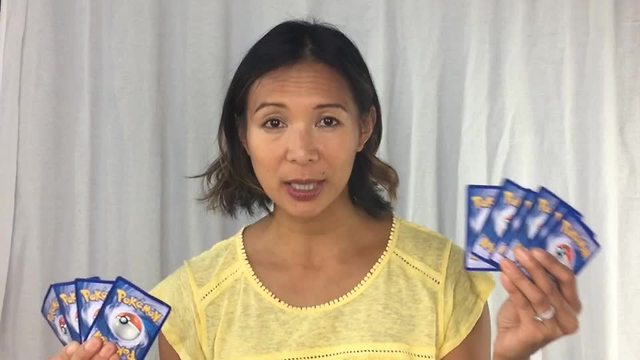 Mom explains Electoral College using Pokemon cards