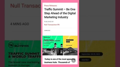 Turkey Traffic Summit: Be One Step Ahead of the Digital Marketing Industry #cryptomash #turkey