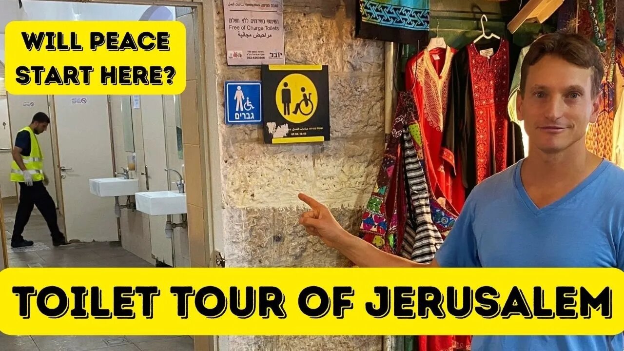 TOILET TOUR of Jerusalem – Ancient, Holy and Public Toilets – History + Toilet Blessing (no joke)