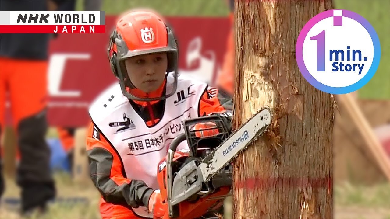 Japanese logger hones cutting-edge skillsーNHK WORLD-JAPAN NEWS| RN