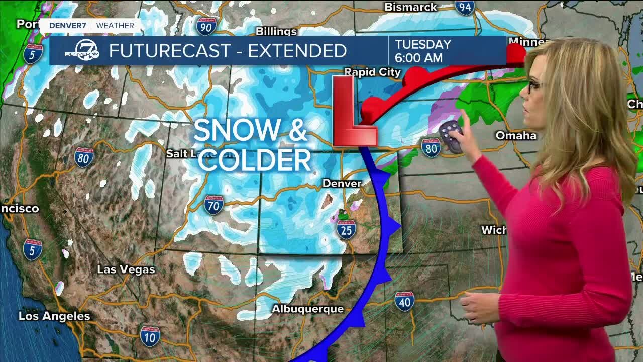 Feeling like spring for Sunday, snow and cold next week