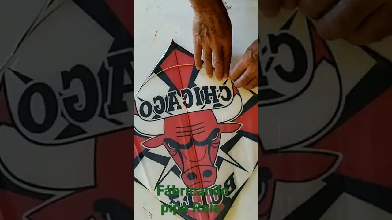 Fábricando Pipa Raia Flechinha