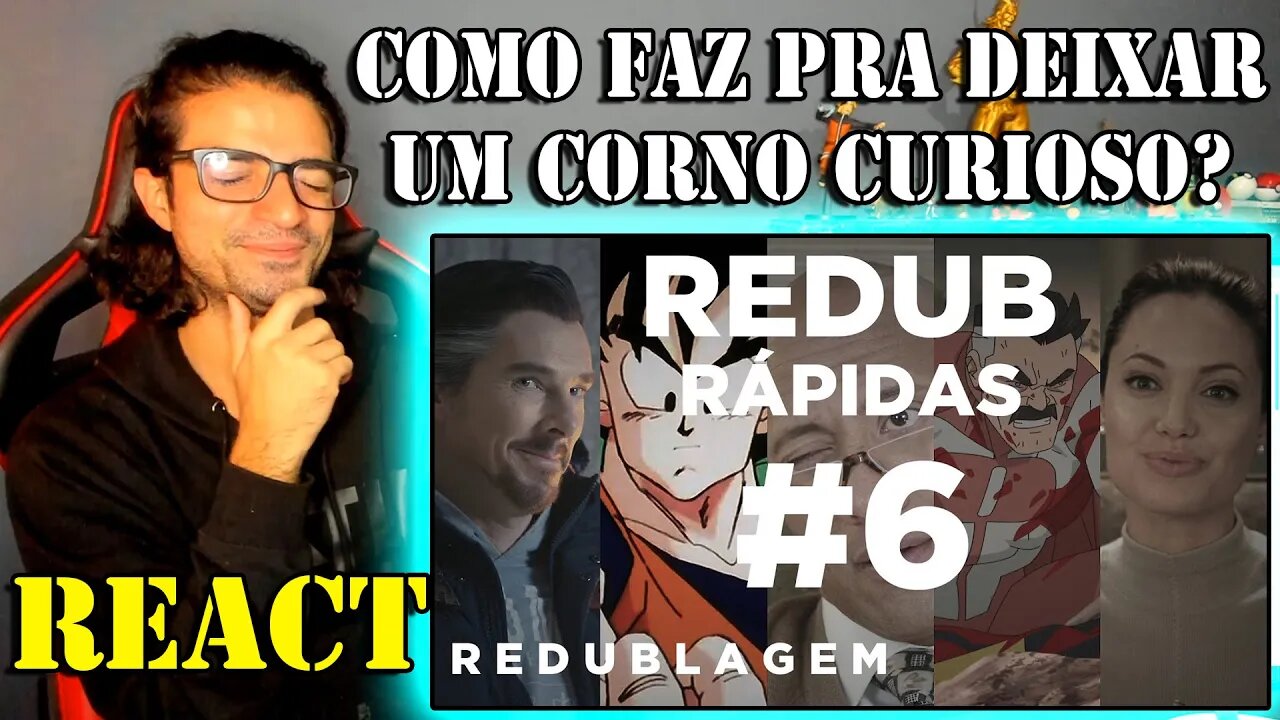 YERIK REACT - Redub Rápidas #6 (Paródia Redublagem) O outro canal do Pabollo