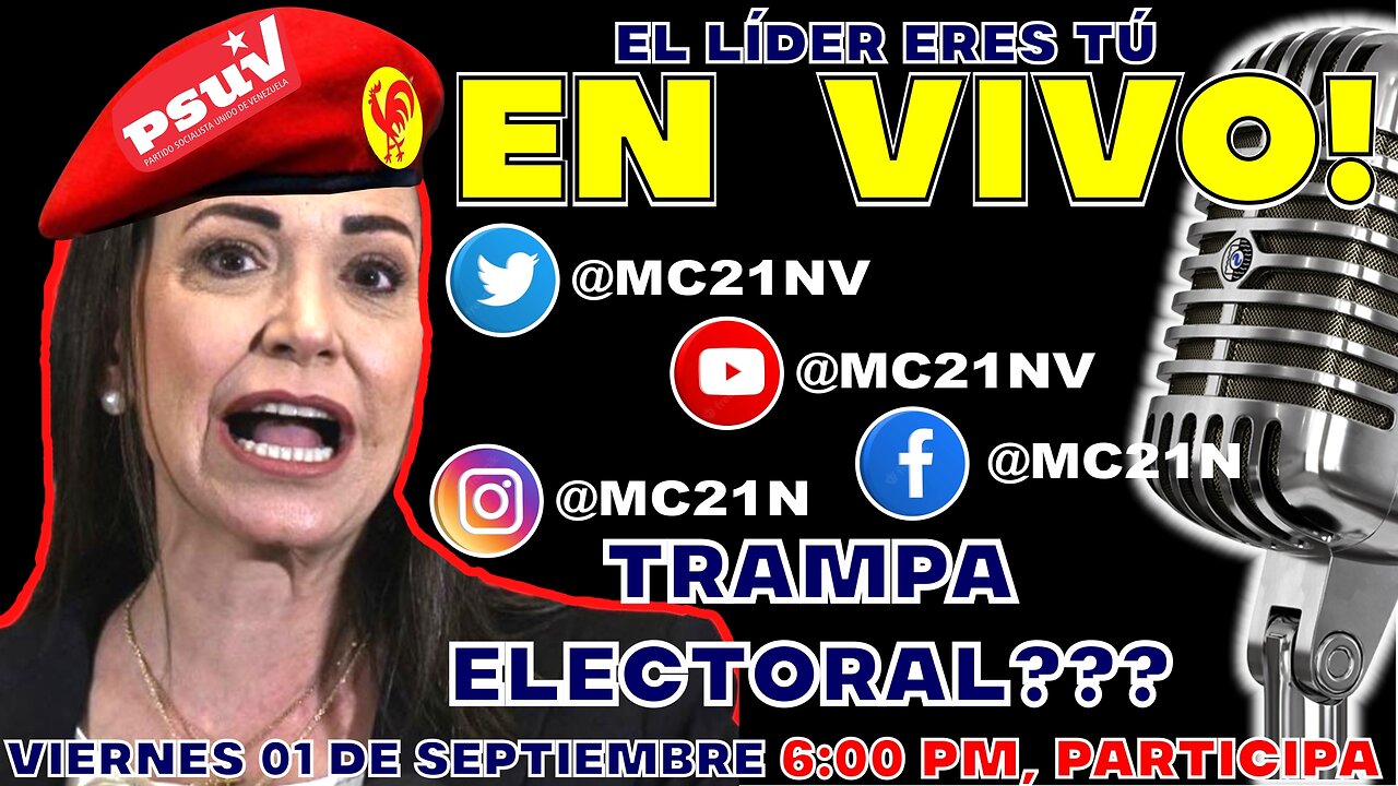 TRAMPA ELECTORAL EN VENEZUELA 🚨 EN VIVO! 🚨 🚨 ENTRA y PARTICIPA 🚨 ESP#01