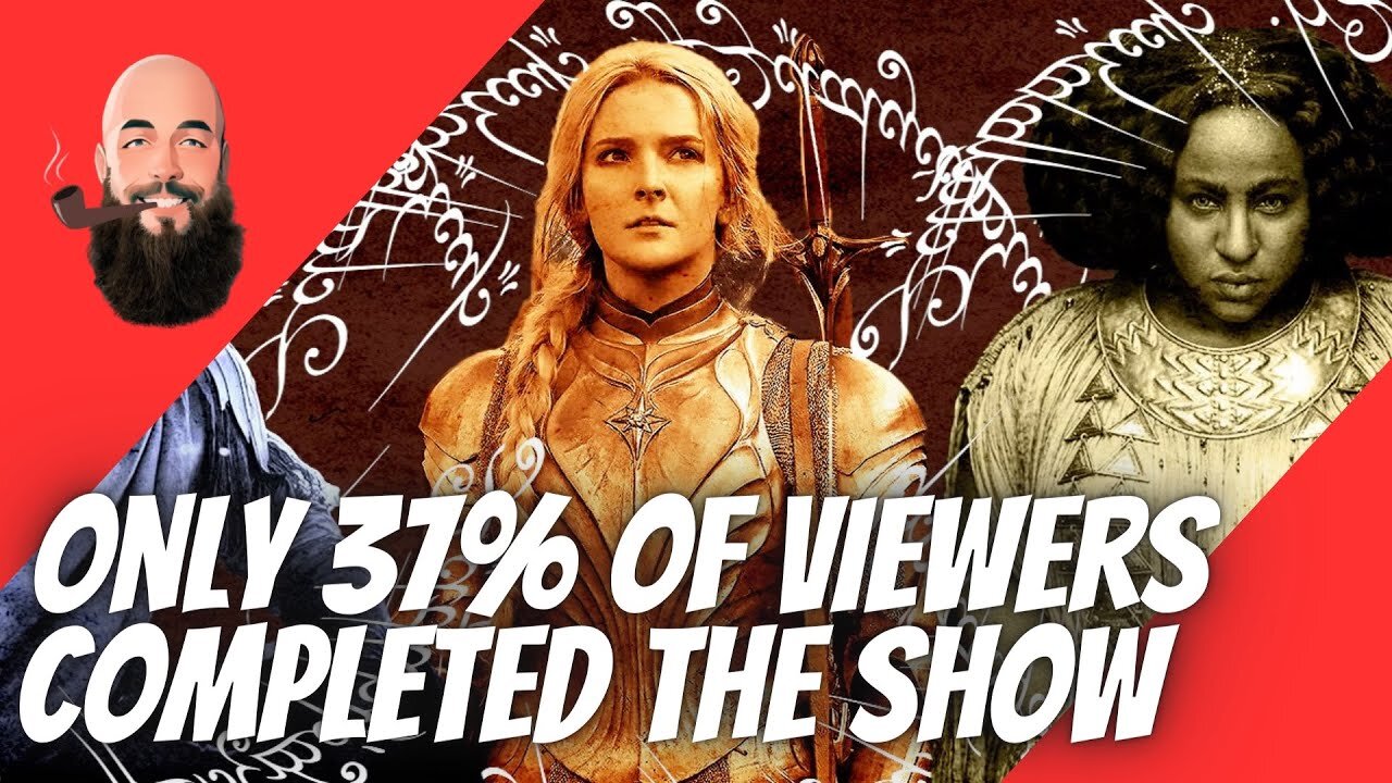 rings of power is a flop / only 37% finished the show