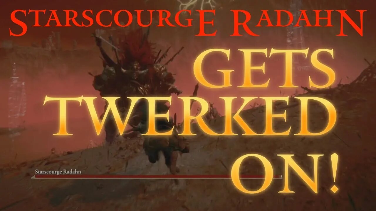 Elden Ring Starscourge Radahn Boss Gets Beaten and Twerked On