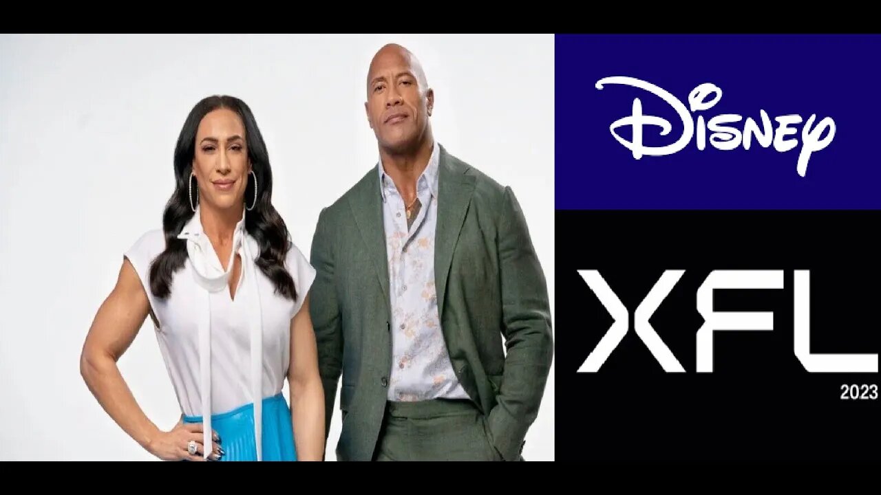 Disney Football with THE ROCK via Disney's Deal to Put XFL on ESPN, FX, & ABC - #Disney Woke Sports