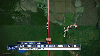 Manitowoc man killed in motorcycle crash with deer