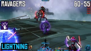 SWTOR 2021 Gameplay Lightning Sorcerer PvE - Ravagers Final Boss Fight - BO-55