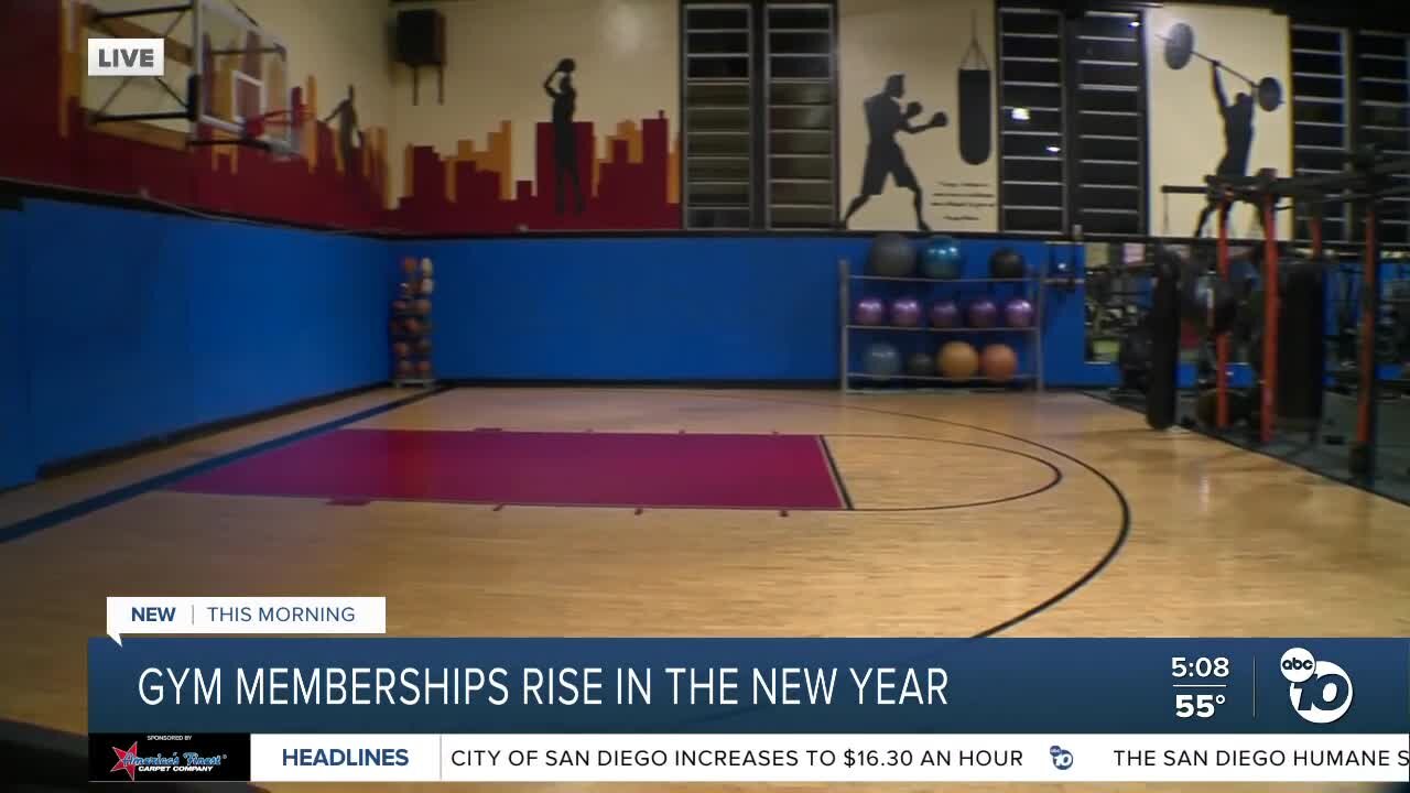 New Year's goals begin: Point Loma gym sees increase in traffic