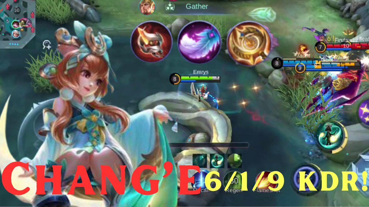 Chang'e ATK Speed/Burn Build!! 6/1/9 KDR!!!