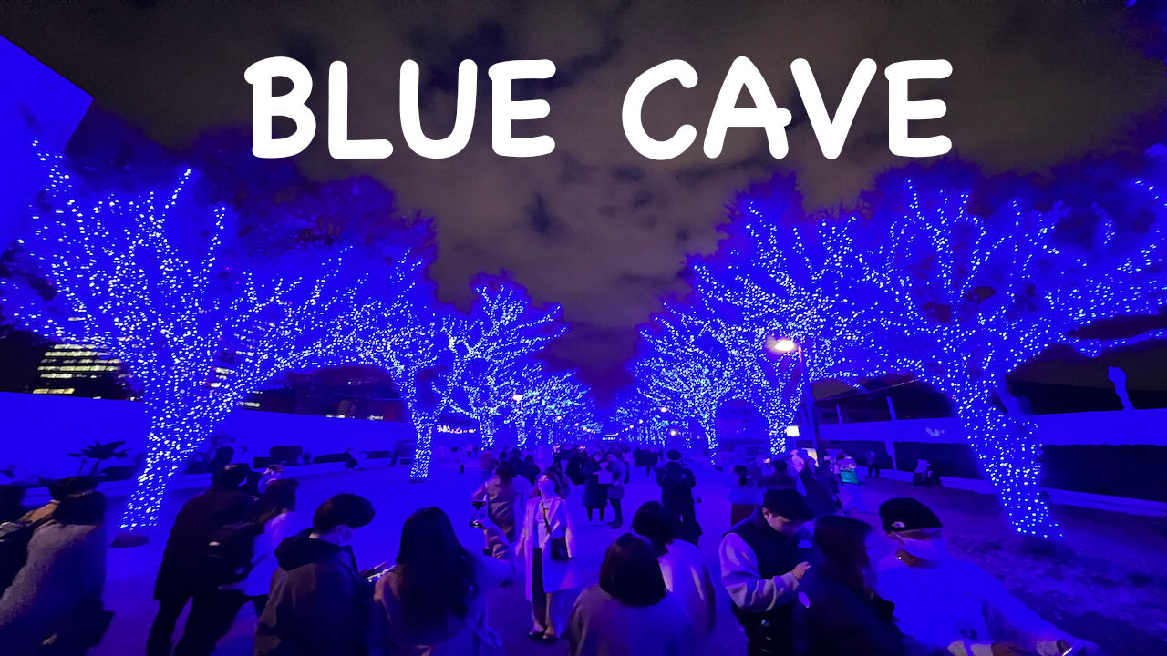 Best Illumination in Tokyo - Shibuya Blue Cave (青の洞窟SHIBUYAイルミネーション)