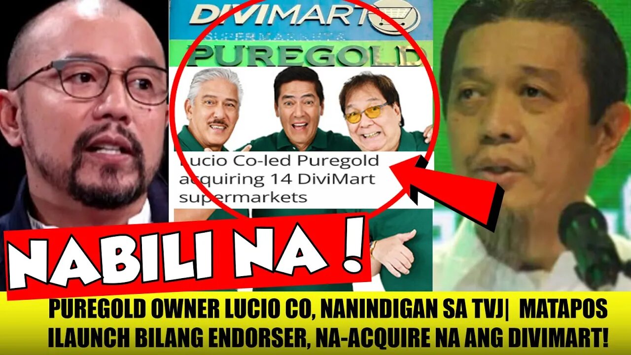 Matapos Sabihing MATATANDA NA ang TVJ| PUREGOLD NABILI NA ang DIVIMART| Market ng TVJ MALAKAS PARIN!