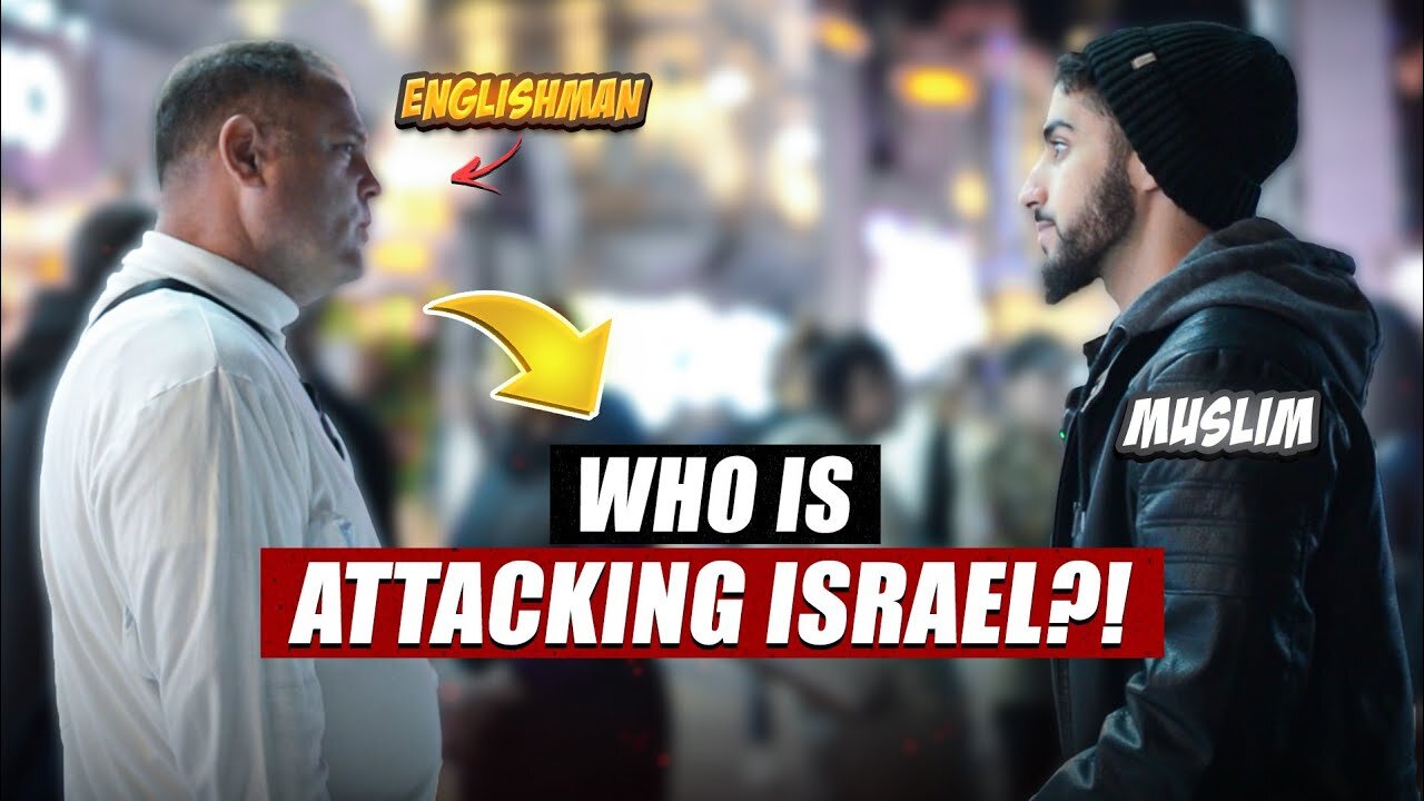 Englishman Questions Muslim On Israel & Palestine "Conflict"! Muhammed Ali