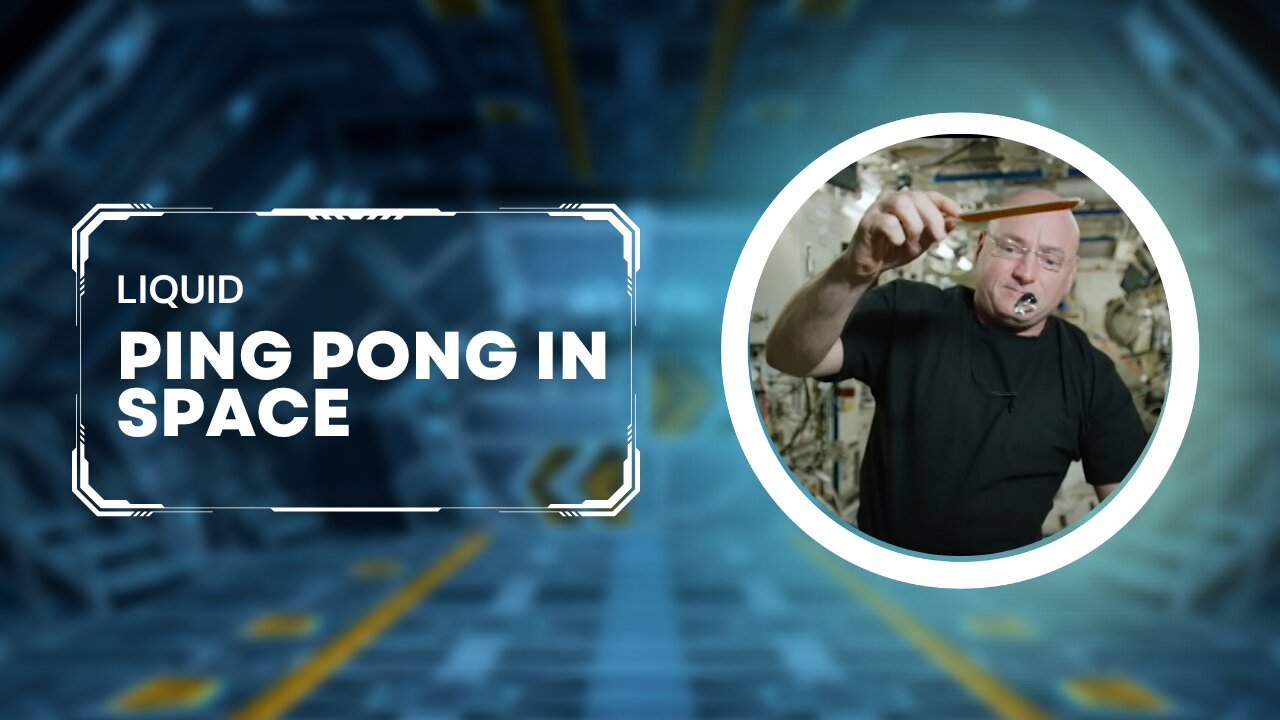 Liquid Ping Pong in Space | A Mesmerizing Display of Fluid Dynamics in Microgravity