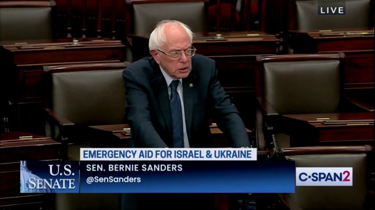 Bernie Sanders: 'What The Netanyahu Government Is Doing Is Immoral…The U.S. Should Not Be Complicit'