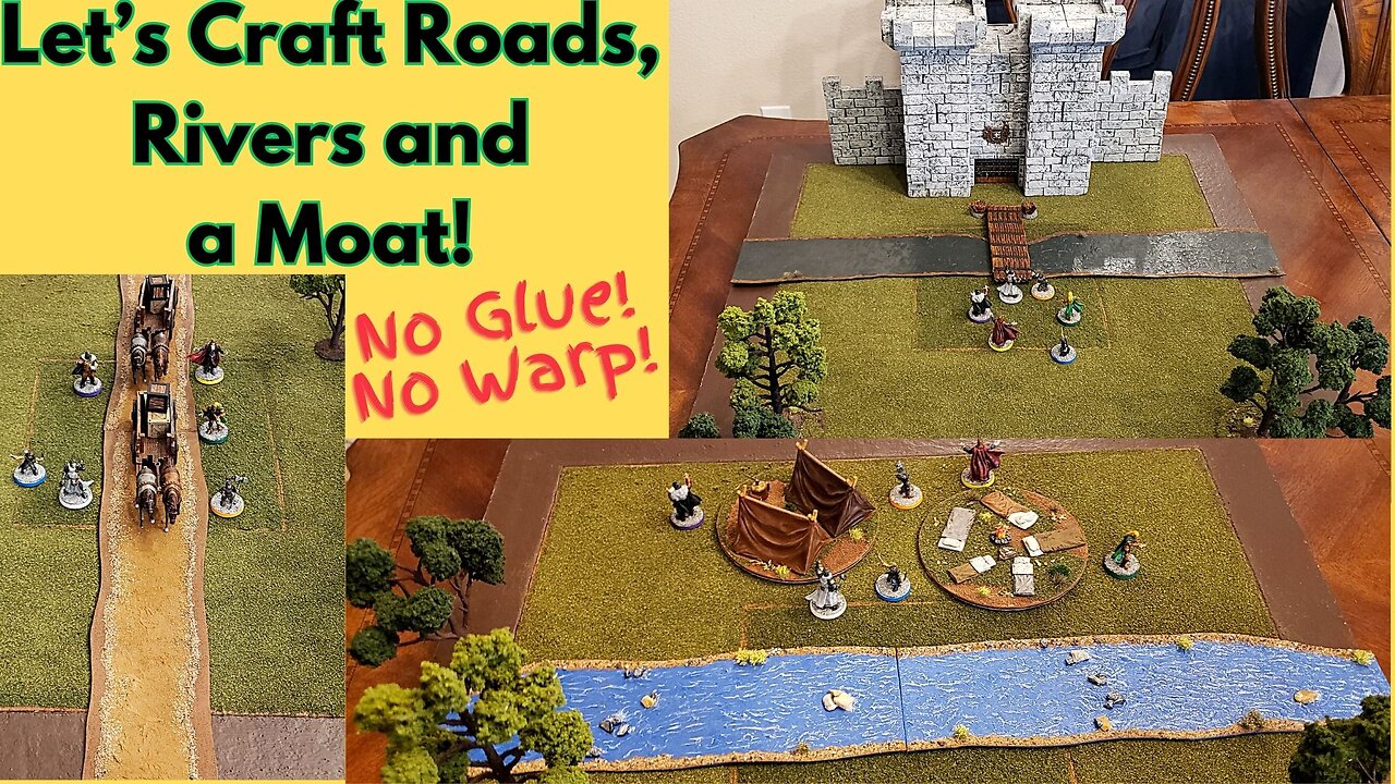 Let's Craft Roads, Rivers and a Moat!