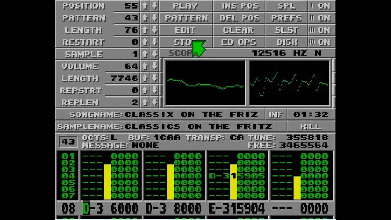 Atari ST Protracker Mods - Classix On The Friz