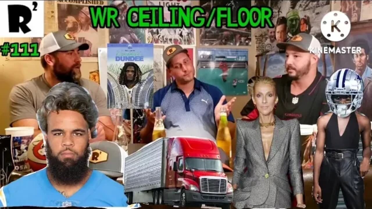 R2: WR ceiling/floor. Special guest Nick O! Plus Keenan Allen is Richard Gere & Ceedee is secretive?