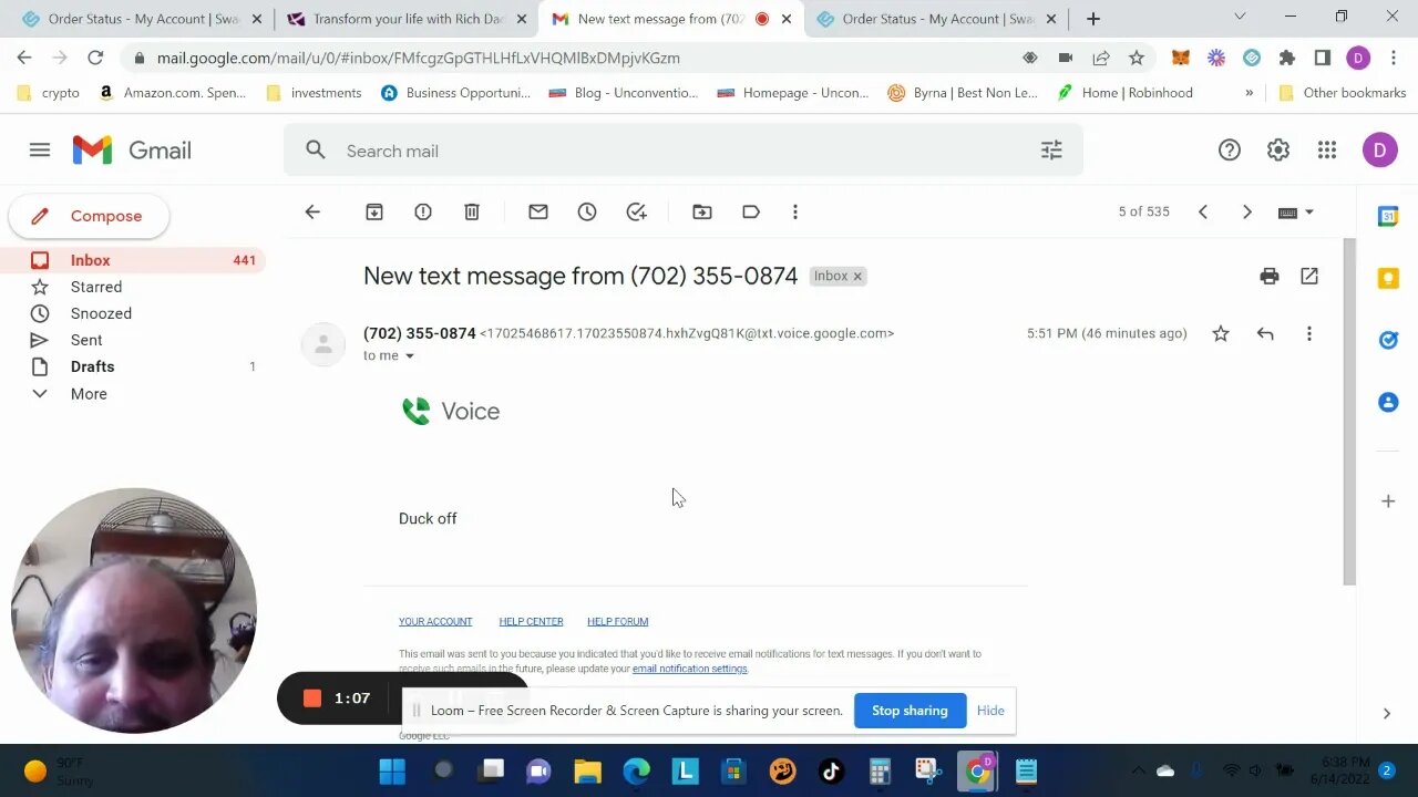 Text Responses From motivated sellers