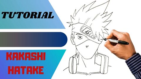 Como Desenhar o Kakashi Hatake Passo a Passo