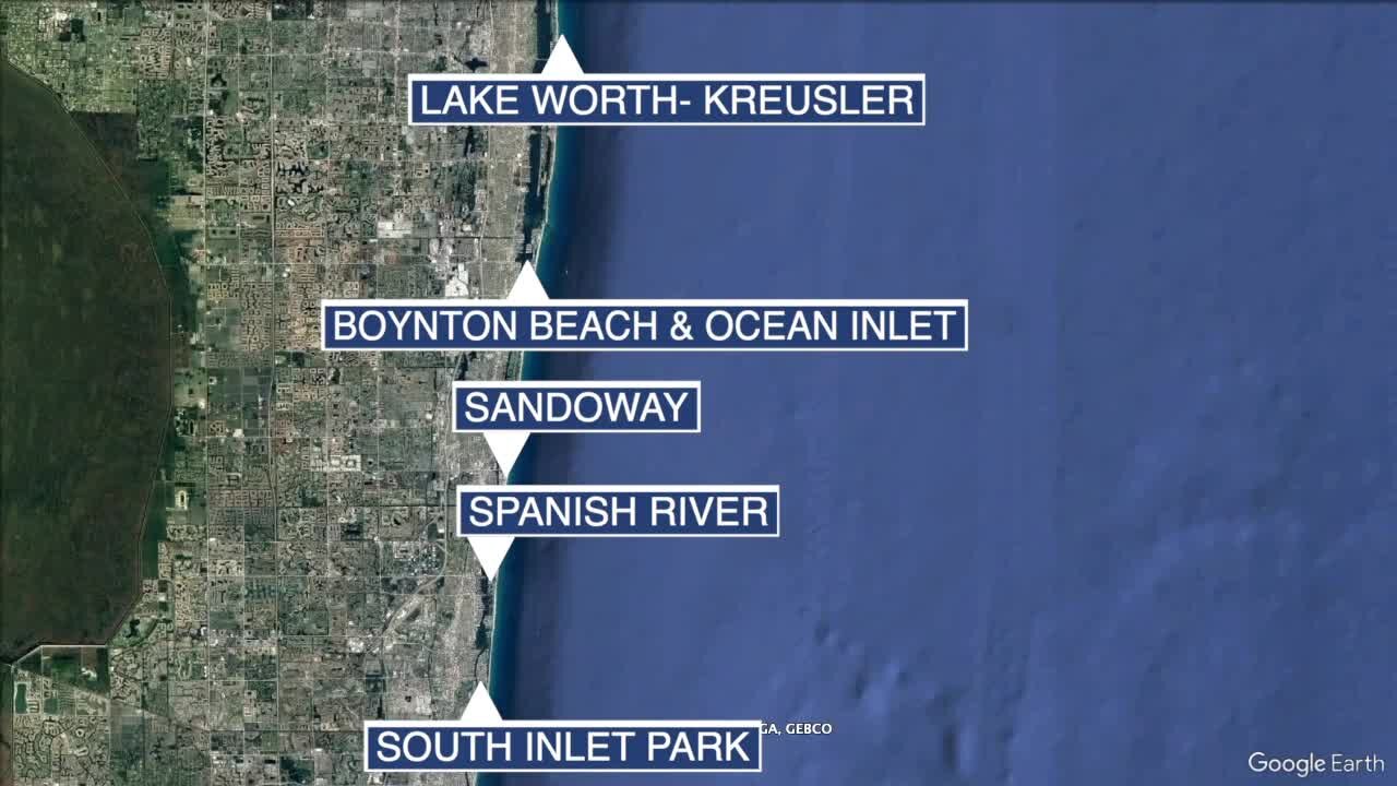 Several beaches in Palm Beach County closed due to poor water quality