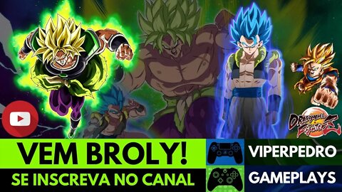 VEM BROLY!!! ESPECIAL LANÇAMENTO DE BROLY (DBS) | DRAGON BALL FIGHTERZ | SEASON PASS 2