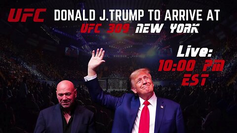 PRESIDENT TRUMP LIVE AT UFC 309 IN MSG NY