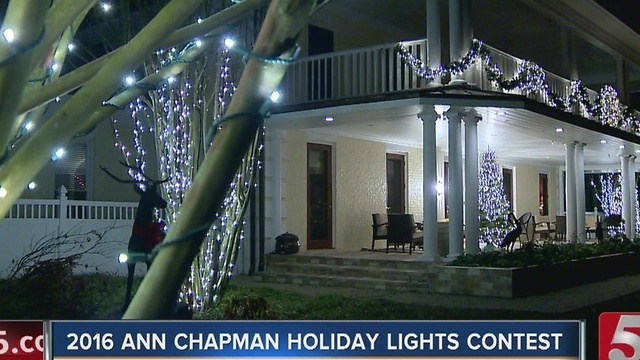 Ann Chapman Holiday Lights Contest Finalist 1: The Richardson Home