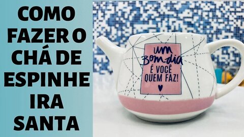 FAÇA VOCÊ MESMO: CHÁ QUE ACABA COM A AZIA | Dr. Álef Lamark