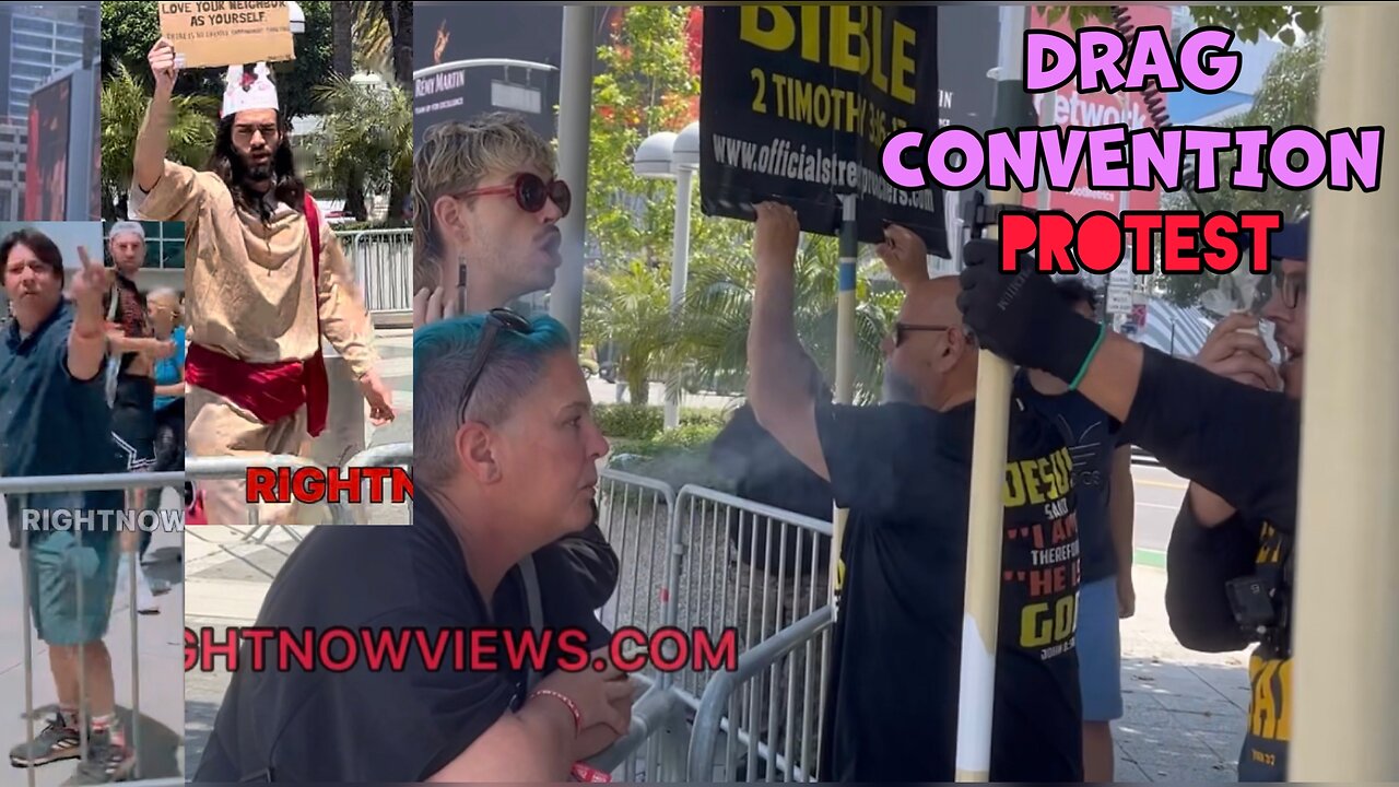Drag Convention REACTS to Street Preachers - DragCon Protest