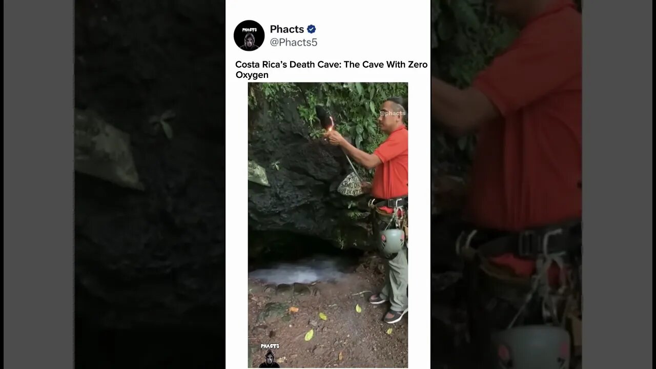 Costa Rica’s Cave Of Death; The Cave With Zero Oxygen #facts