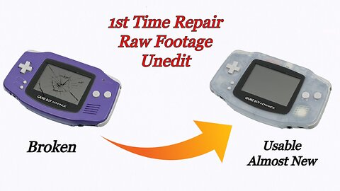 Old Gameboy Advance Restoration ~ Retro Console Repair No Commentary