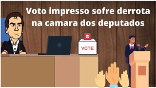 Câmara dos deputado rejeita do voto impresso