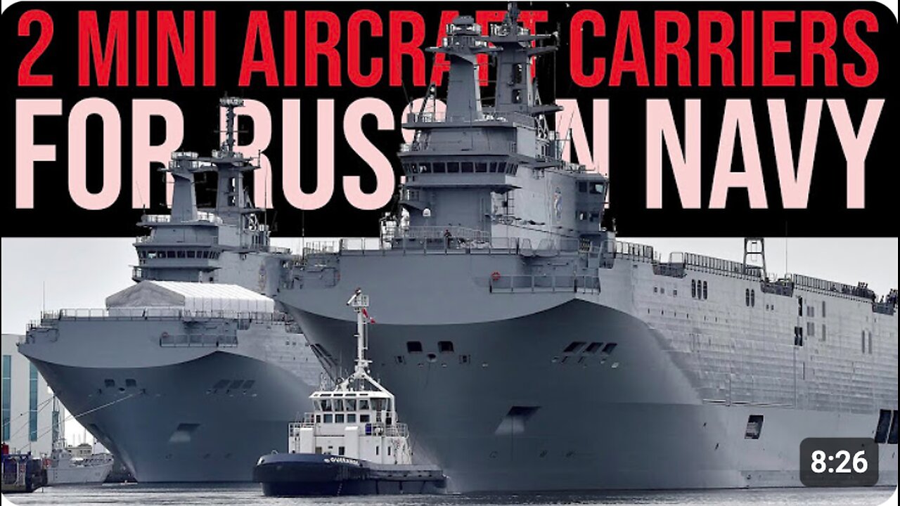 ⚓️🇷🇺 Mini Aircraft Carriers for Russian Navy, takes on heavy weapon? MilTec