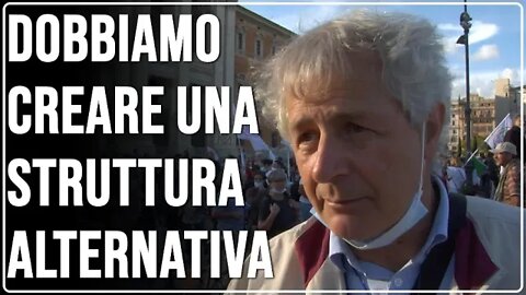 Guido Grossi: "Dobbiamo Creare Una Struttura Alternativa" - Marcia della Liberazione Roma 10 Ottobre