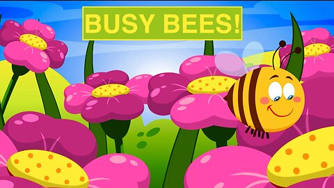 Busy Bee Cartoon - Kids Learning Cartoon - Children Cartoon - Animal Cartoon