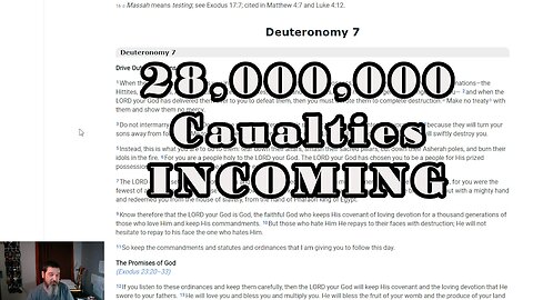 A look at the Numbers and Geography of the Call for Victory Deuteronomy 7-9