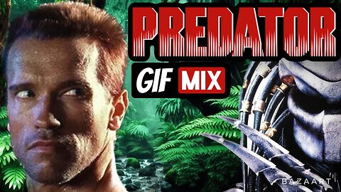 PREDATOR GiF MIX #predator #schwarzenegger #gif