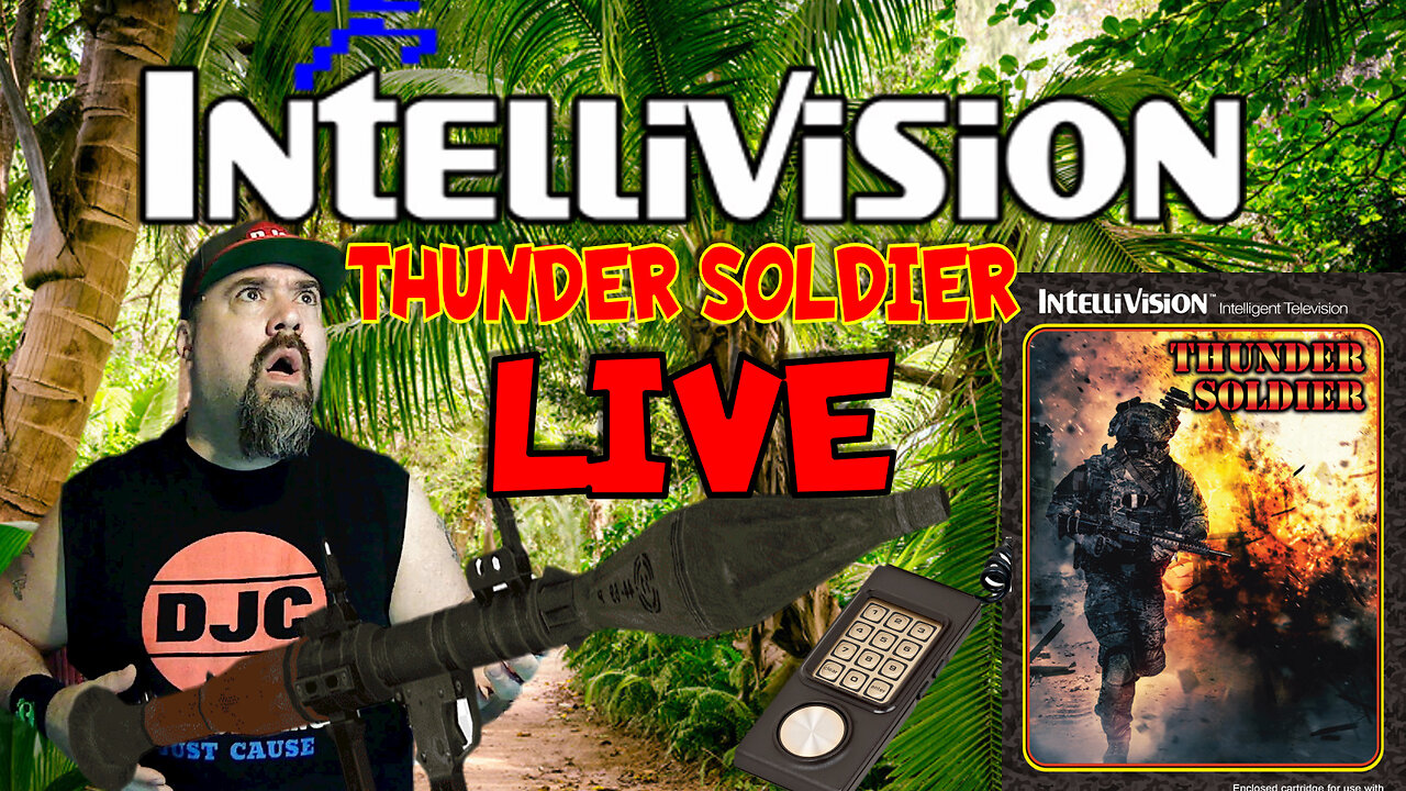 INTELLIVISION - "Thunder Soldier" LIVE GAME PLAY!!!