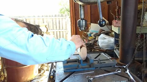 Drilling the Lovat for Tree🌳🌲