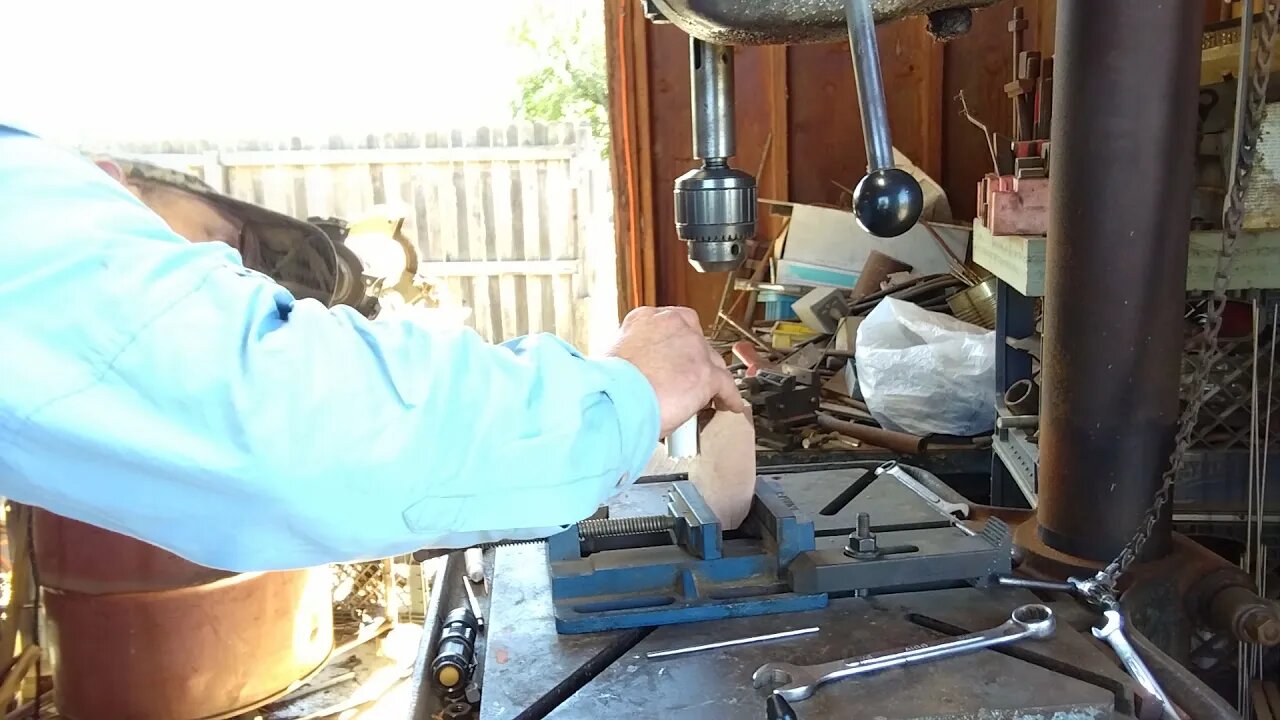 Drilling the Lovat for Tree🌳🌲