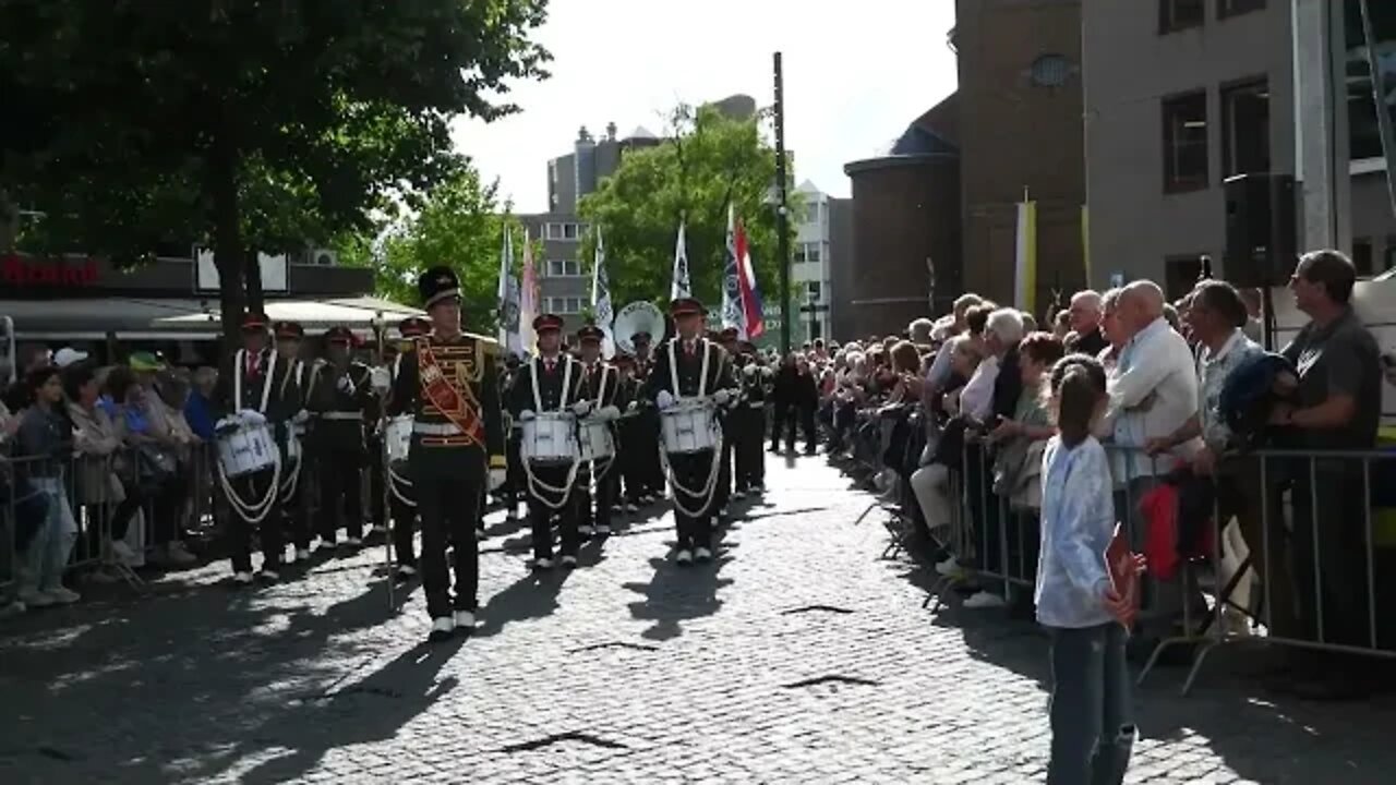 Klaroenkorps Amicitia Banholt Openingsparade W.M.C 2022 Kerkrade