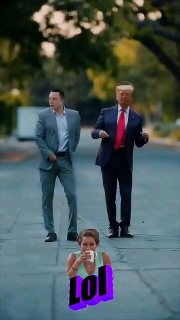Trump and Elon dance Meems 🕺 🤣